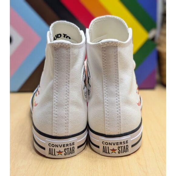 Converse Chuck Taylor All Star Pride Unisex High Top Sneakers Women's 9 NIB - Picture 7 of 13